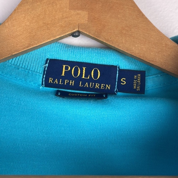 Polo Ralph Lauren Men Custom Fit Polo Shirt SZ S Soft/Stretchy Blue Label - Picture 5 of 7